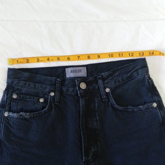 Agolde Jamie Jeans in Compass Black - Picture 7 of 11